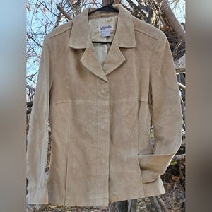 Vintage Bagatelle Leather Jacket Snap Front Large w/liner